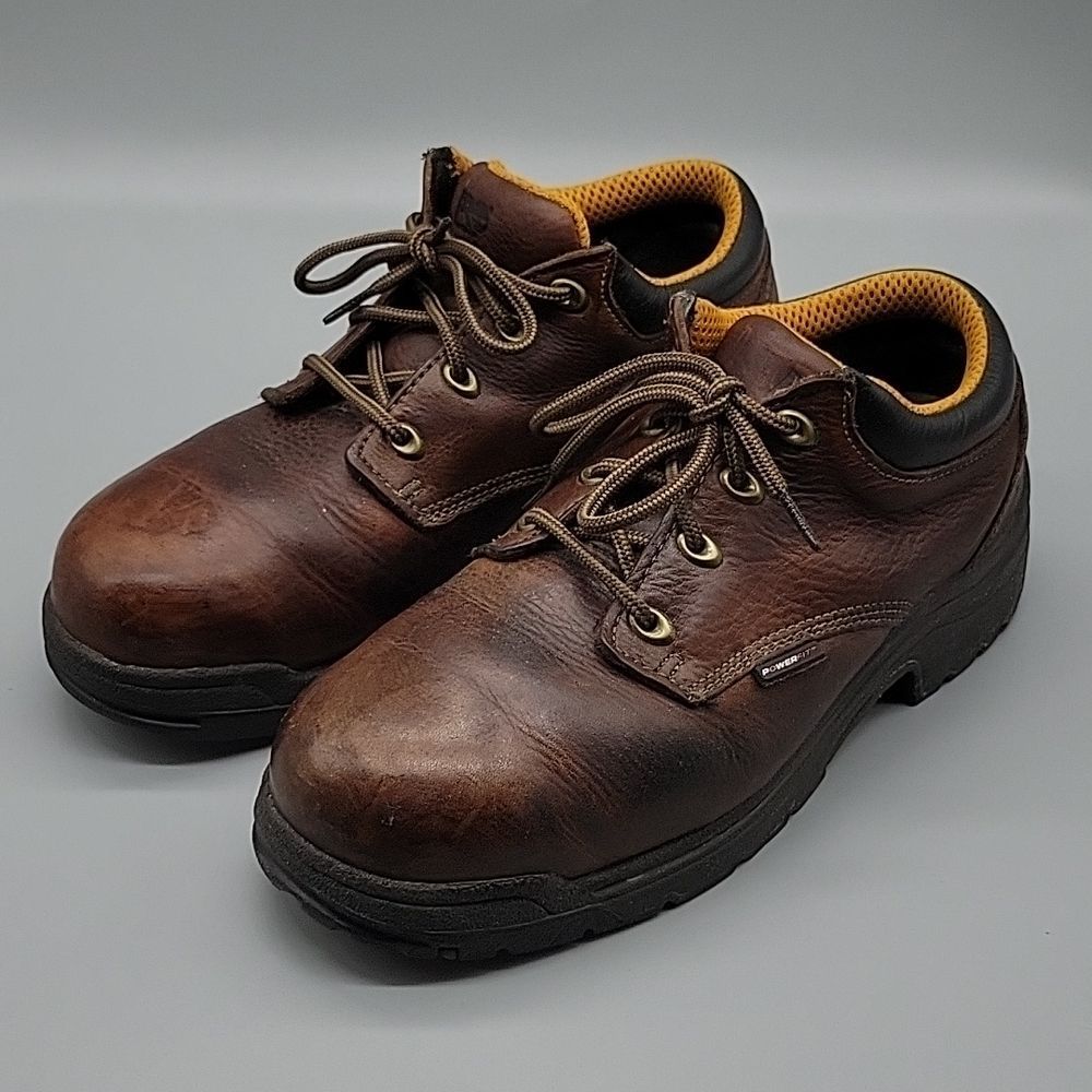 TIMBERLAND Pro Titan Oxford Safety Toe Boots Shoes - Picture 2 of 8
